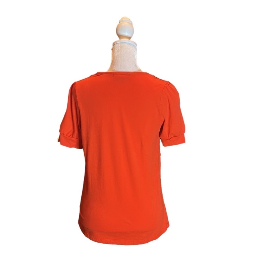 FOREVER 21 Adorable Orange/Red T-Shirt Size Small - Picture 5 of 10